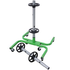 Storage Rack With Wheels, Total Capacity 275 Pounds, Using Six 2-inch Swivel Casters, Green (Color: green)