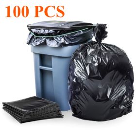 65 Gallon Heavy Duty Black Trash Bags 1.9mm Thick, No Shipping On Weekends, Amazon Banned (Option: 100PCS)