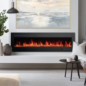Electric Fireplace Heater With Remote Control (Option: Black60 Inches)