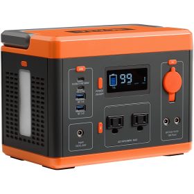 VEVOR Portable Power Station Solar Generator 296Wh 300W Backup Lithium Battery (Option: Default)