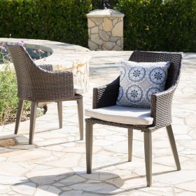 HILLHURST CHAIR - BROWN MP2 Set Of 2 (Color: Brown)