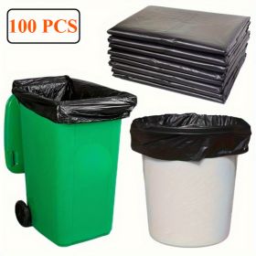 1.9MIL Thick 50 Gallon Black Garbage Bags 100 Pieces, No Delivery On Weekends, Prohibited From Sale On Amazon (Option: 100PCS)