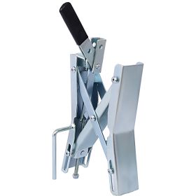 Quick Locking Chock, Axel-Chock Wheel-Stabilizer For RV, Trailer, Camper (Color: silver)