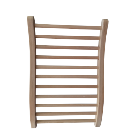 Hemlock Round Stick Sauna Backrest (Color: Yellow)