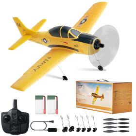 VEVOR RC Airplane Trainer  EPP Foam RC Plane Toy 2.4 GHz Remote Control (Option: Default)