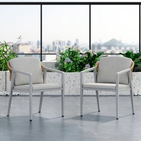 Outdoor Dining Chair Set Of 2 (Option: 2pcs)